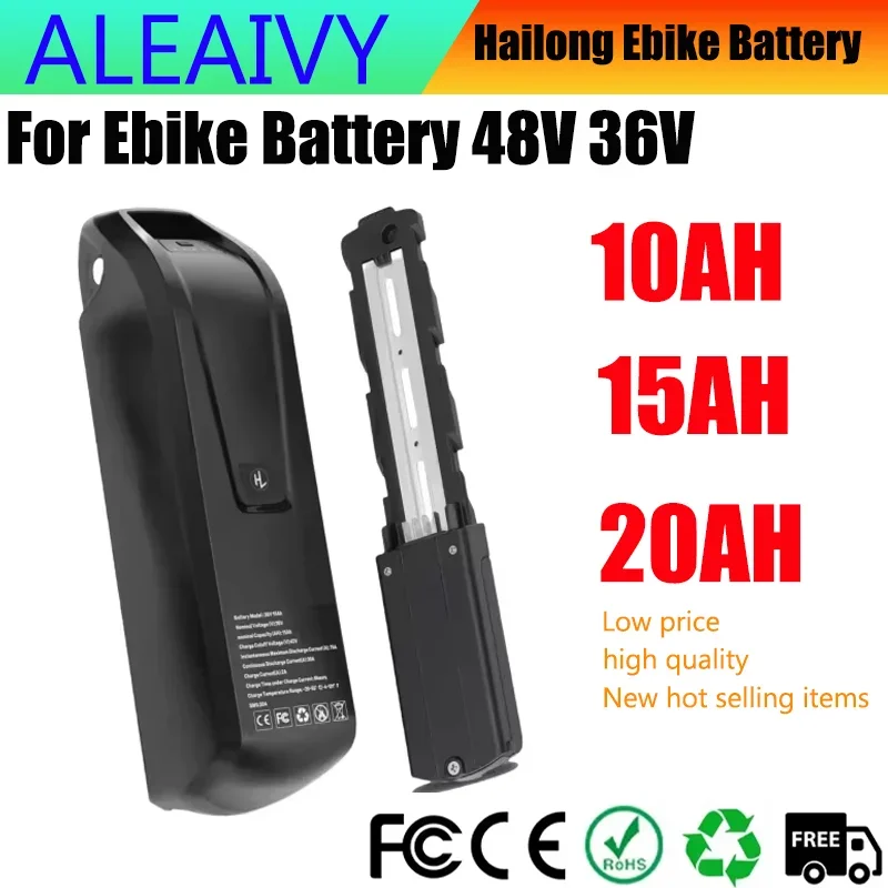 Ebike Battery 48V 20Ah Hailong - Pour Hailong EBike batterie 36V 48V