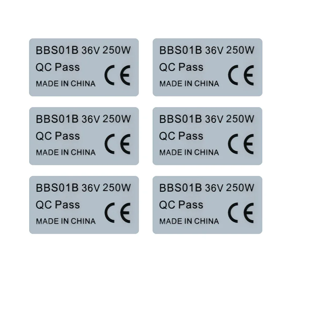 Bafang Bbs02B 48V 750W Mid Drive Kit - Autocollants de vélo électrique 36V 250W