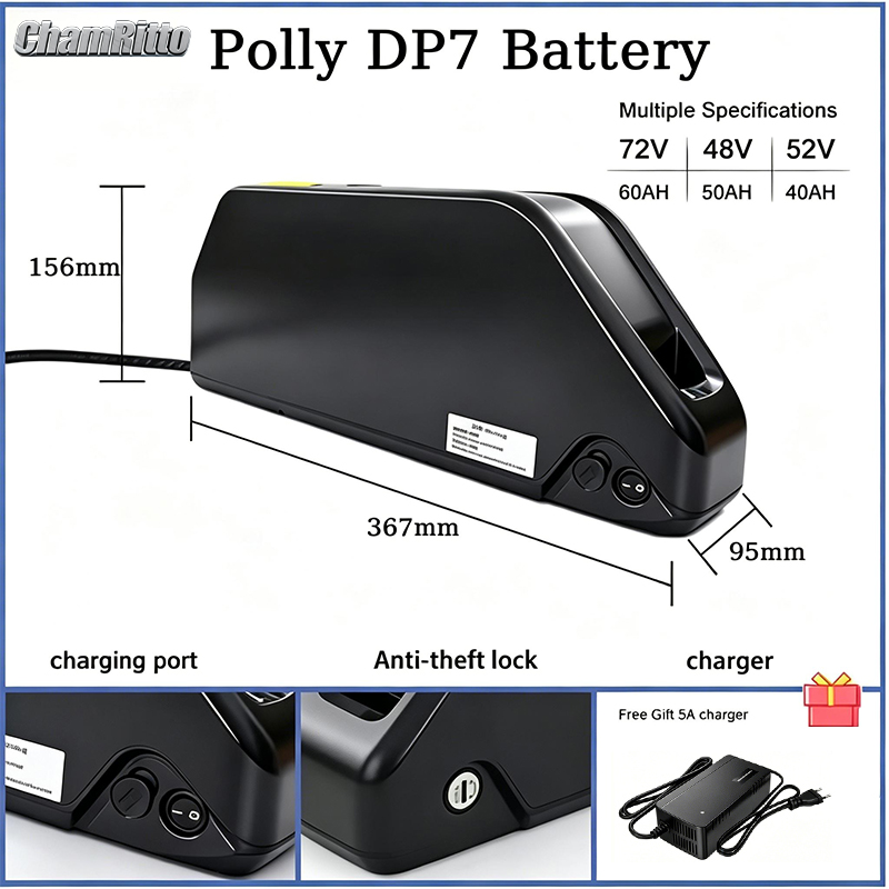 Batterie de vélo électrique Ha - Ebike Battery 48V 20Ah Hailong avis et prix