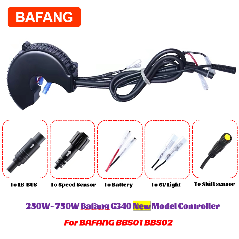 Bafang-Kit de conversion de mo - Bafang Bbs02B 48V 750W Mid Drive Kit avis et prix