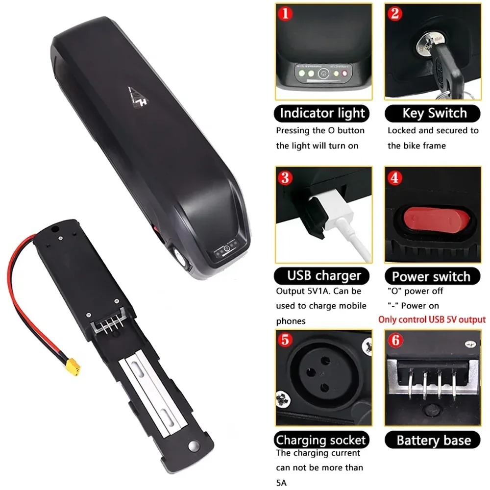 Nouvelle batterie Hailong 36V  - Ebike Battery 48V 20Ah Hailong avis et prix